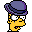 Clockwork Orange Bart icon